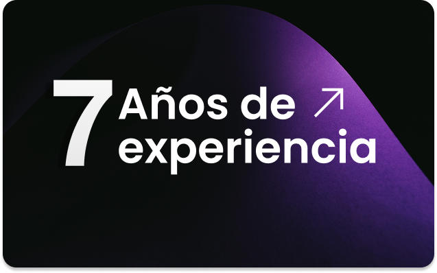 7 años de experiencia